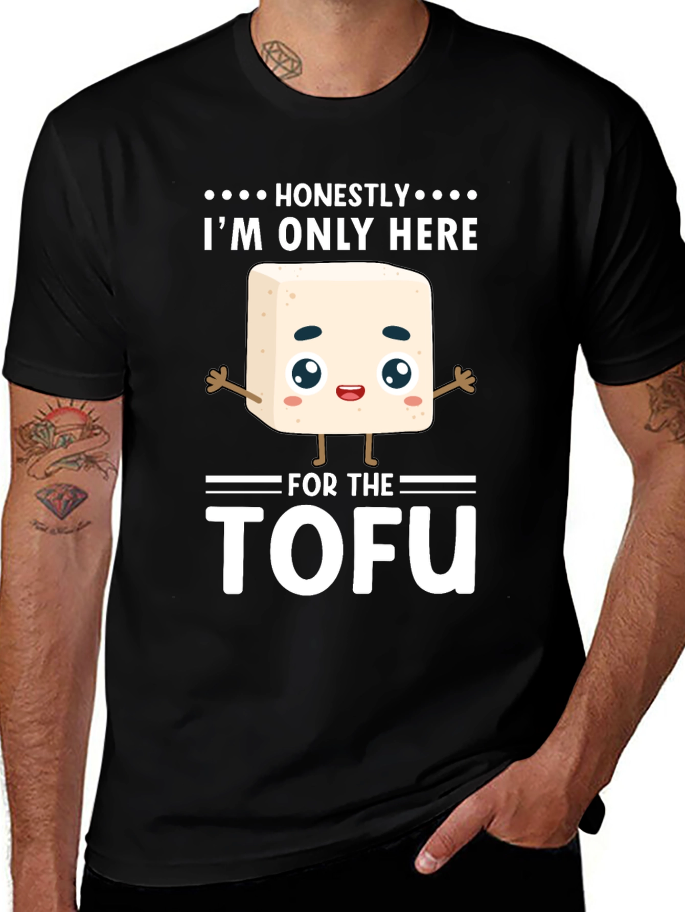 Honestly Here For The Tofu Graphic Tee
