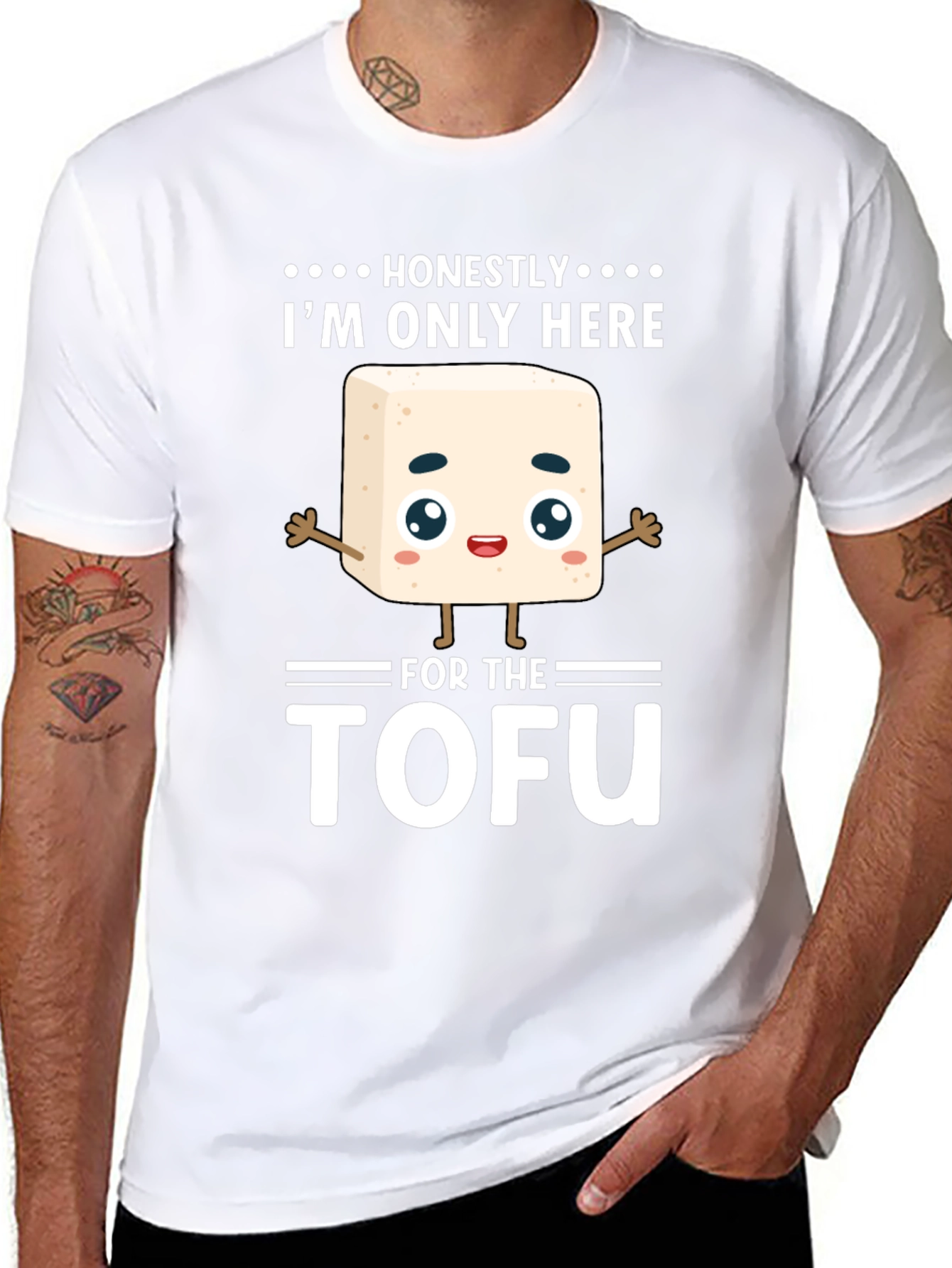 Honestly Here For The Tofu Graphic Tee