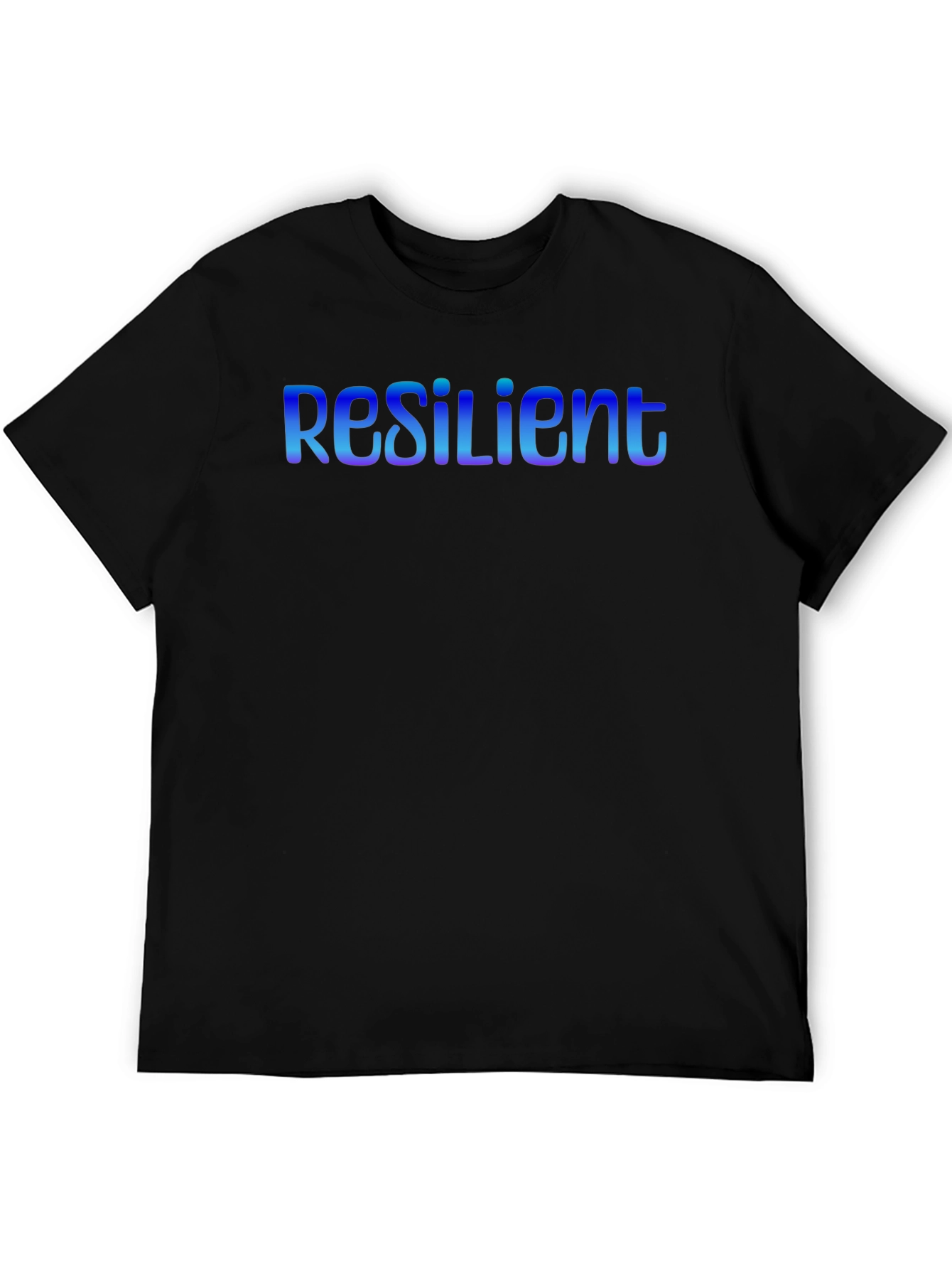 Resilient Black T-Shirt - Stylish Graphic Tee