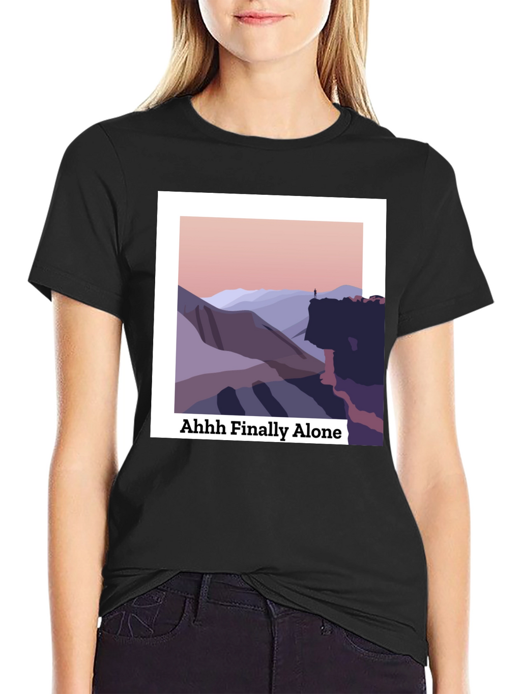 Finally Alone Graphic T-Shirt