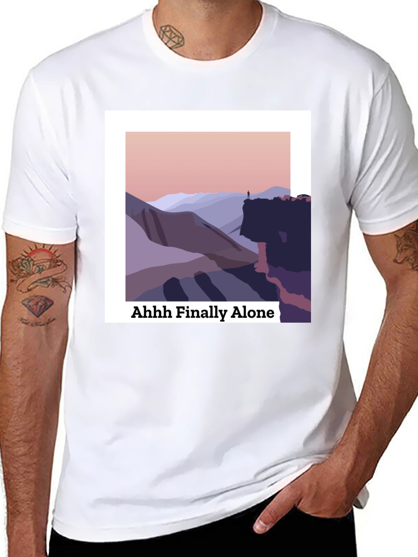 Finally Alone Graphic T-Shirt