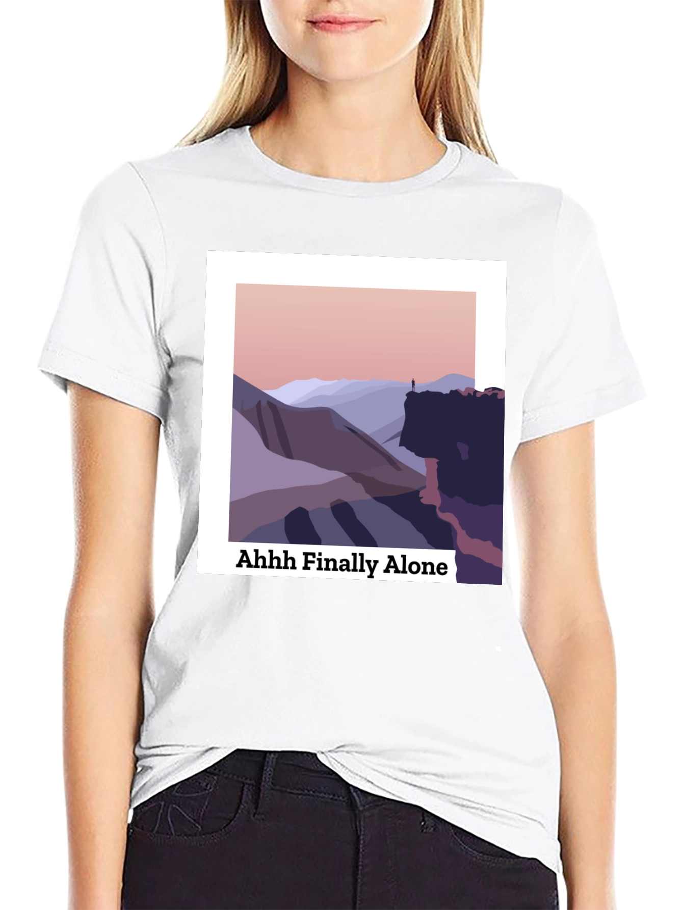 Finally Alone Graphic T-Shirt