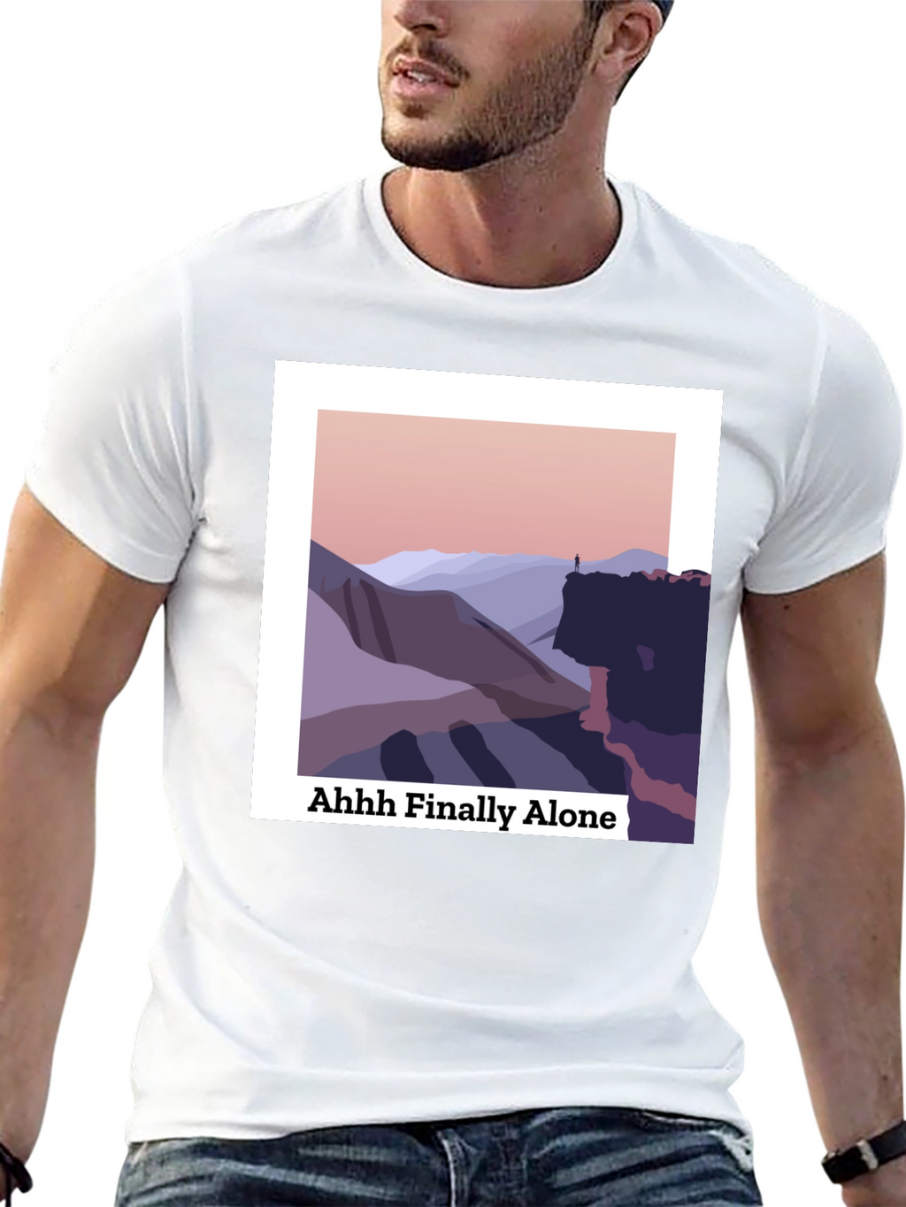 Finally Alone Graphic T-Shirt