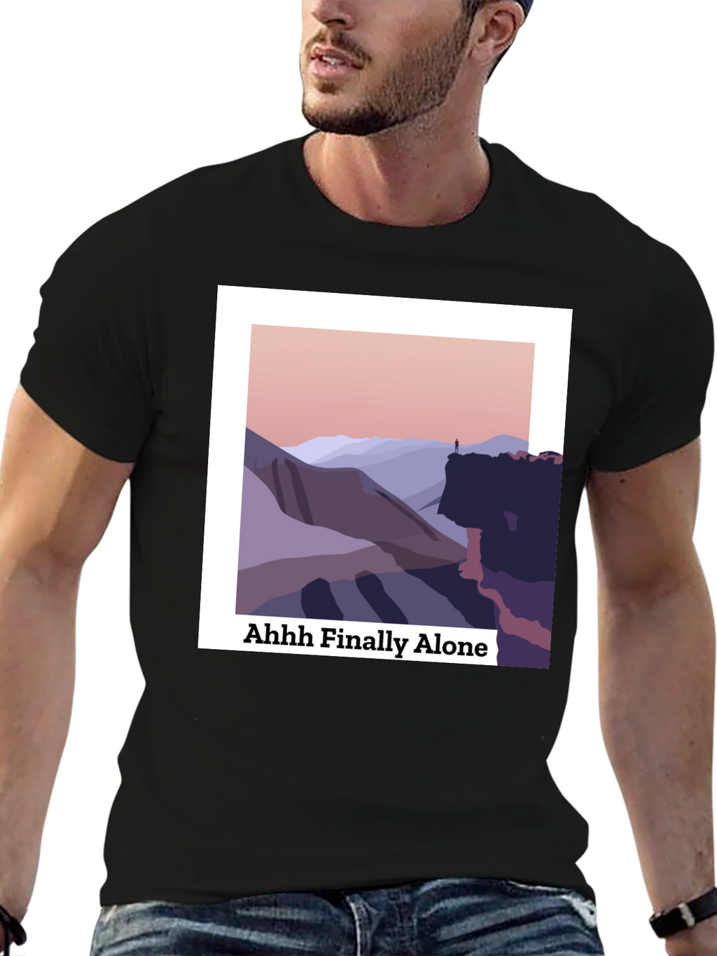 Finally Alone Graphic T-Shirt