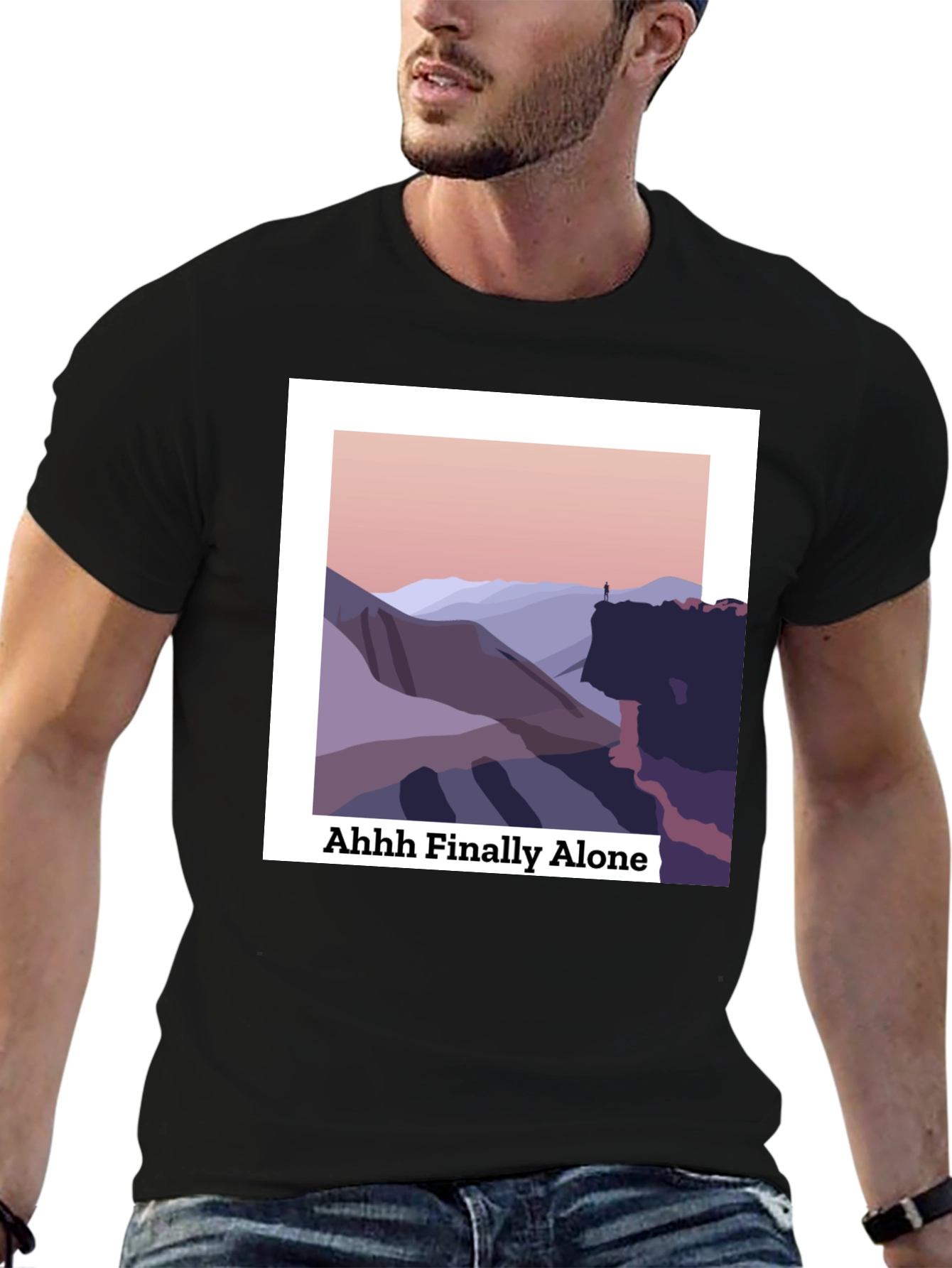 Finally Alone Graphic T-Shirt