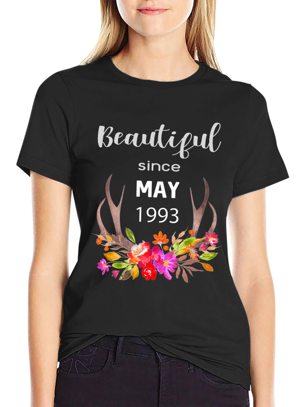 Beautiful Since May 1993 Black T-Shirt
