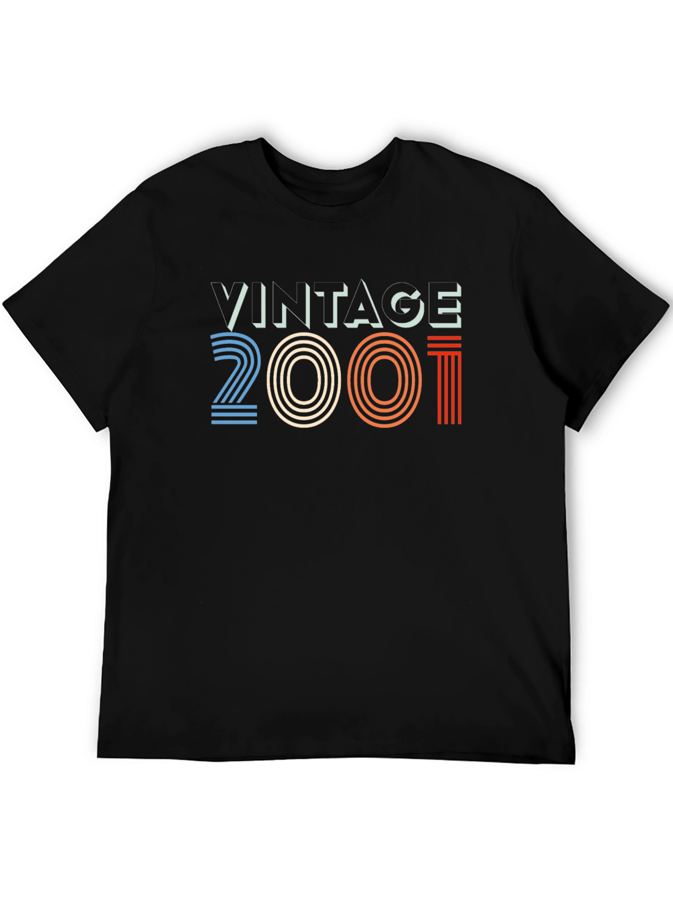 Vintage 2001 Graphic T-Shirt - Retro Style Tee