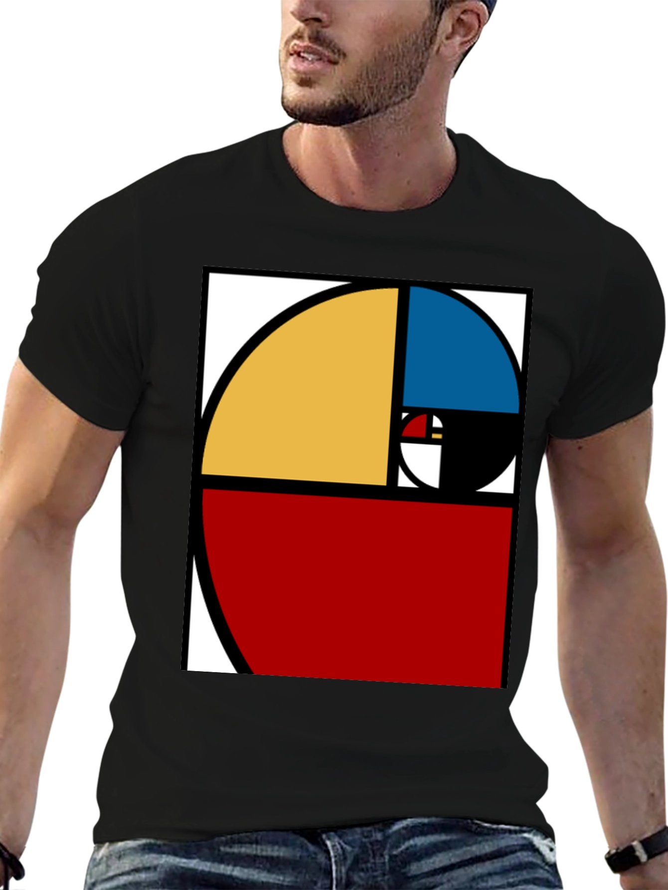 Fibonacci Sequence T-Shirt - Artistic Math Design