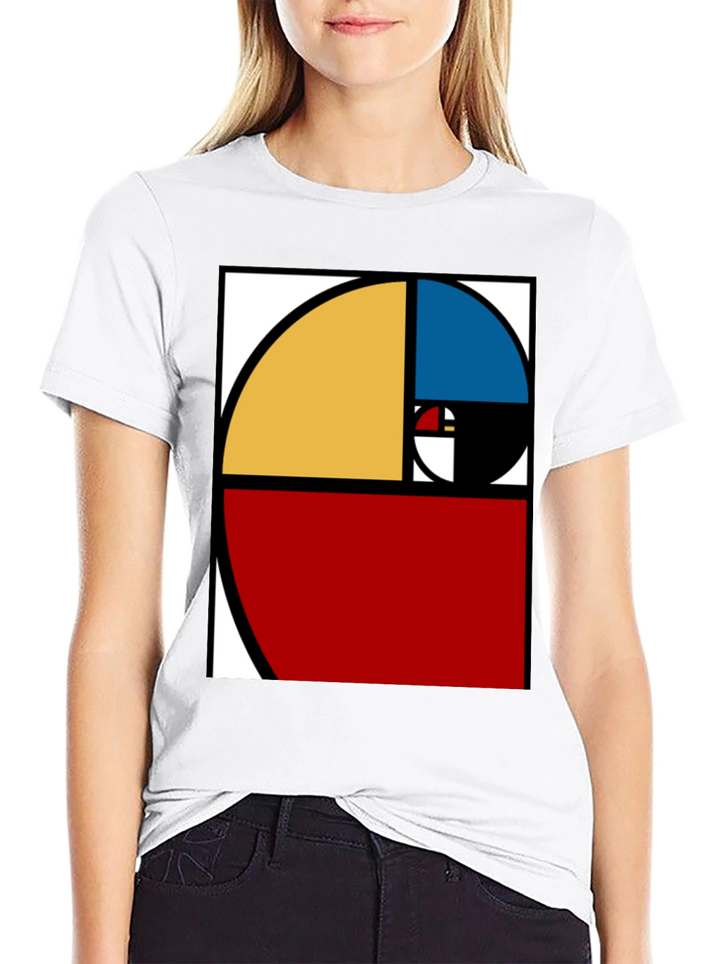 Fibonacci Sequence T-Shirt - Artistic Math Design