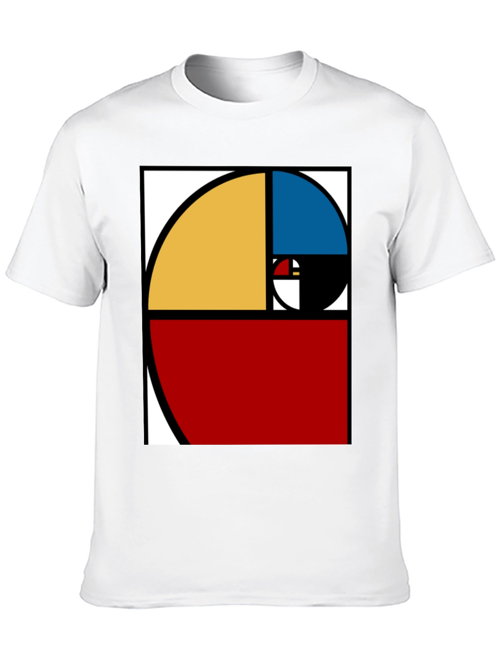 Fibonacci Sequence T-Shirt - Artistic Math Design