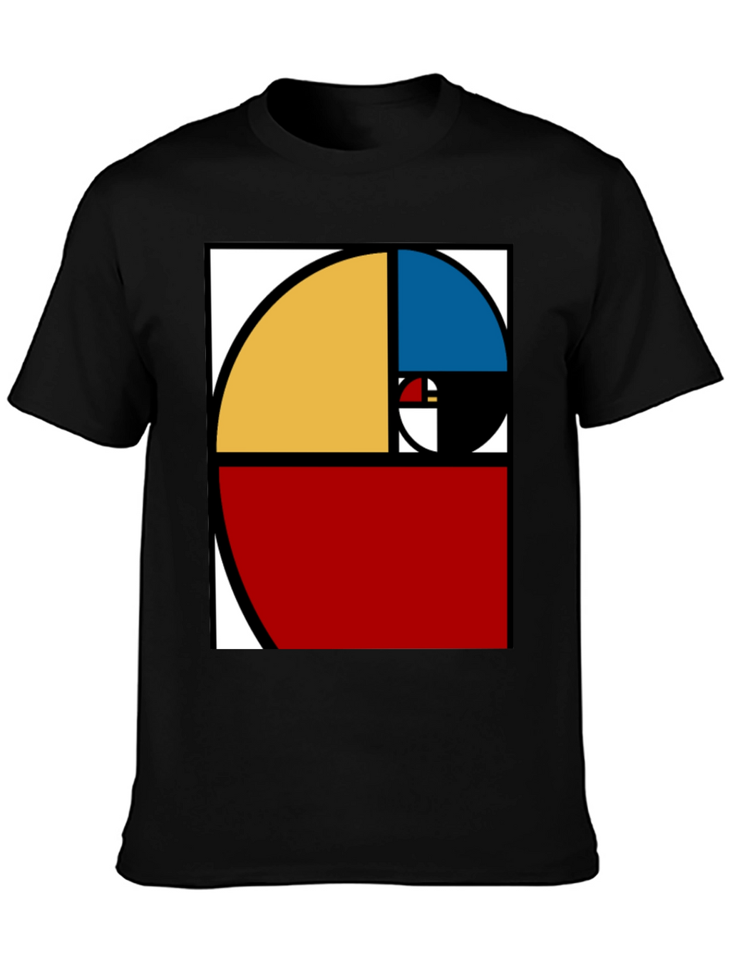 Fibonacci Sequence T-Shirt - Artistic Math Design