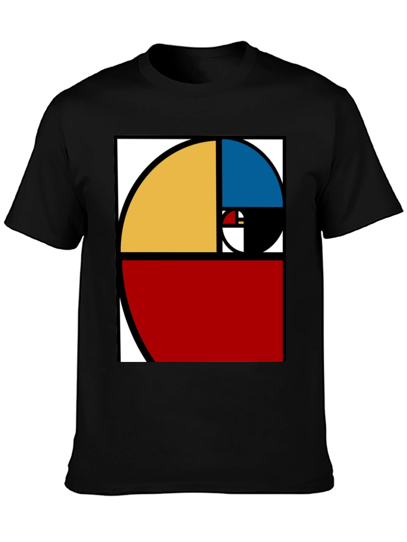 Fibonacci Sequence T-Shirt - Artistic Math Design