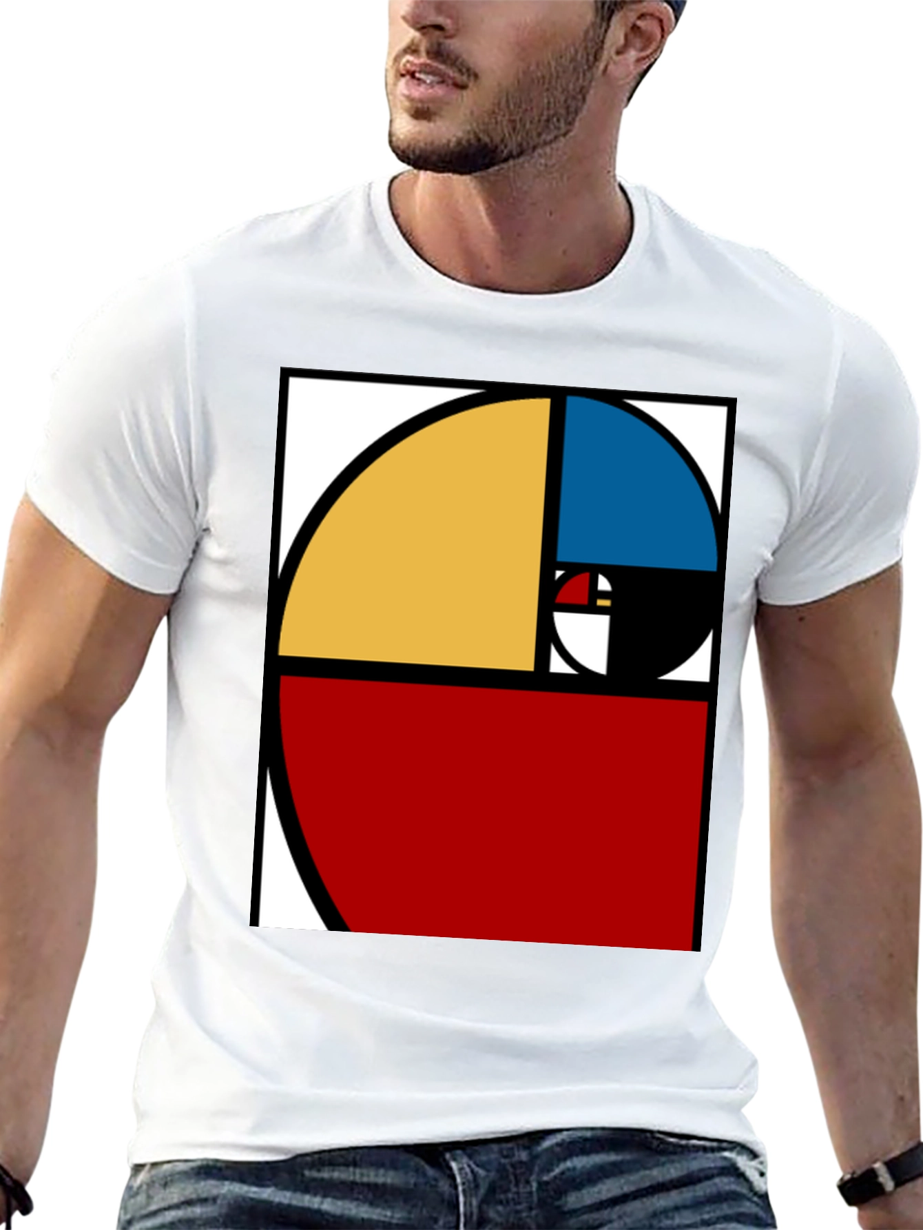 Fibonacci Sequence T-Shirt - Artistic Math Design
