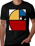 Fibonacci Sequence T-Shirt - Artistic Math Design