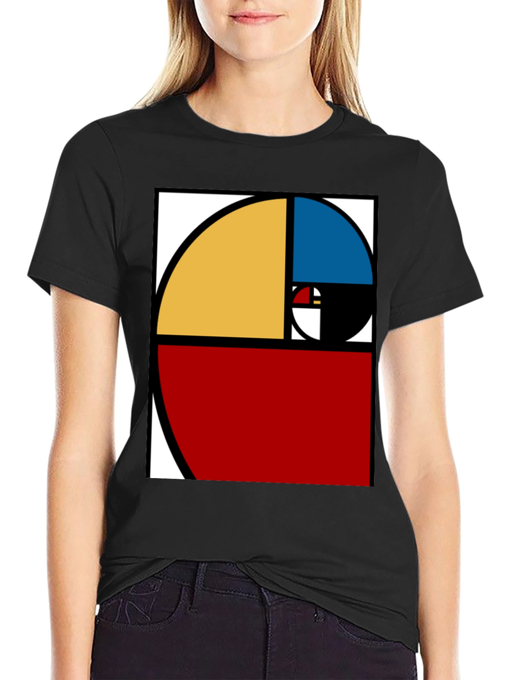 Fibonacci Sequence T-Shirt - Artistic Math Design
