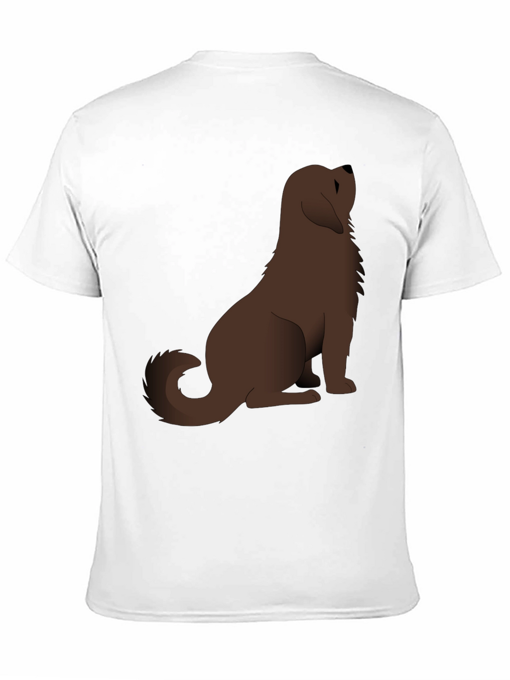 Dog Lovers Black Cotton Graphic Tee