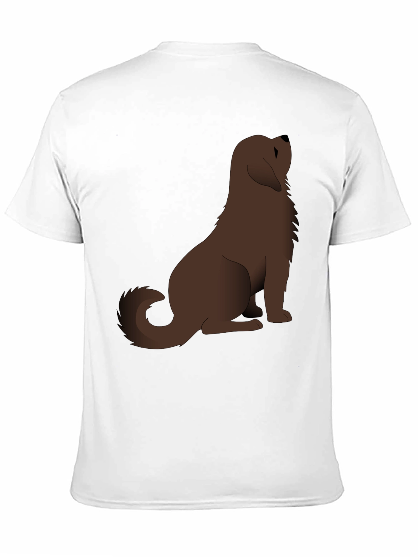 Dog Lovers Black Cotton Graphic Tee