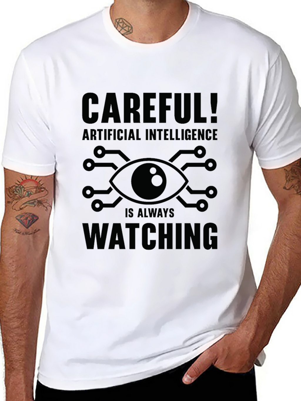 AI is Watching Graphic T-Shirt