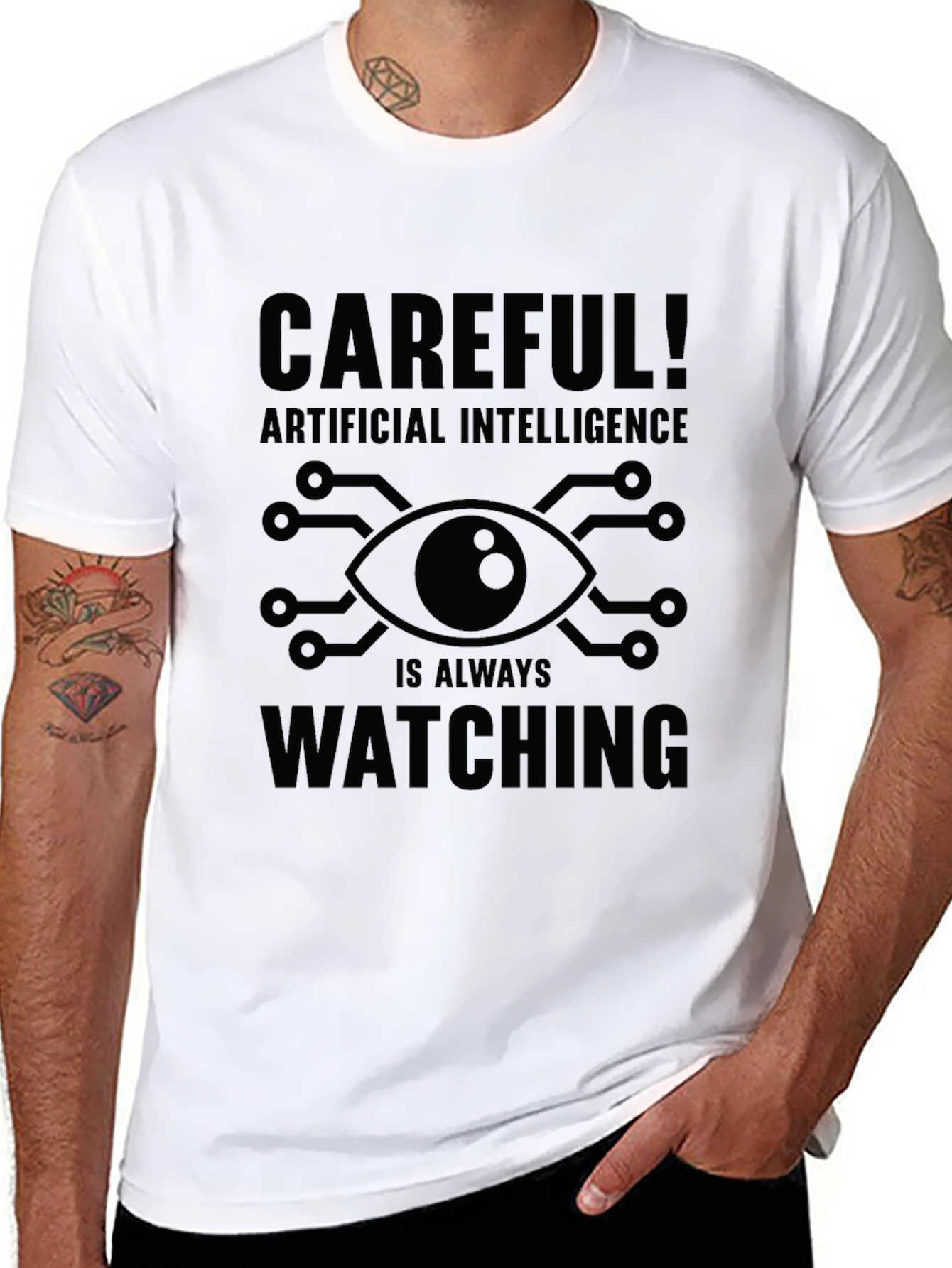 AI is Watching Graphic T-Shirt