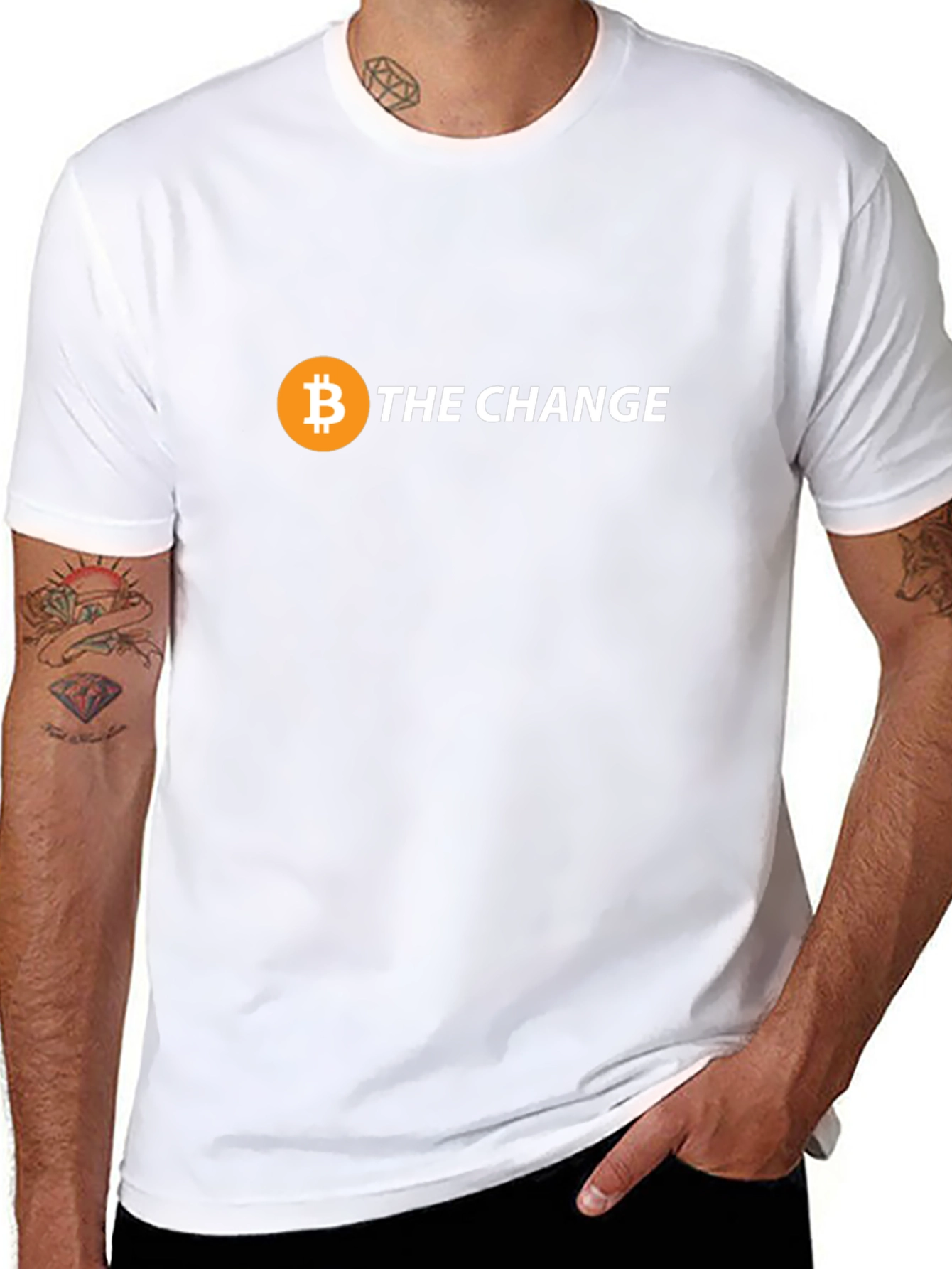 Bitcoin BTC The Change Graphic T-Shirt