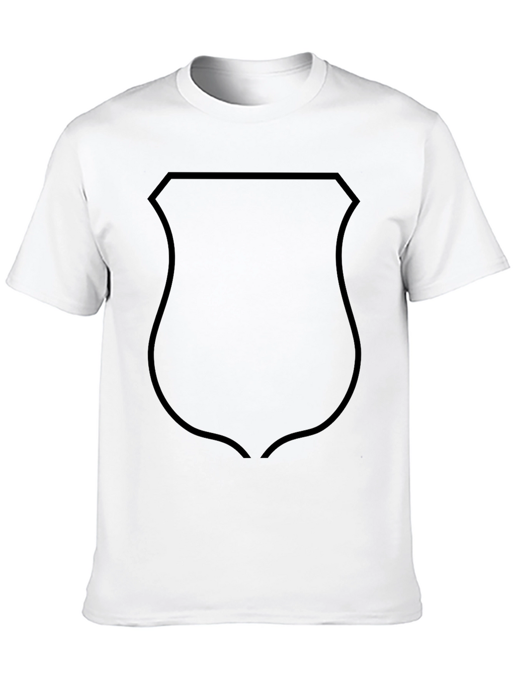 Black Shield Graphic Tee - Classic Style