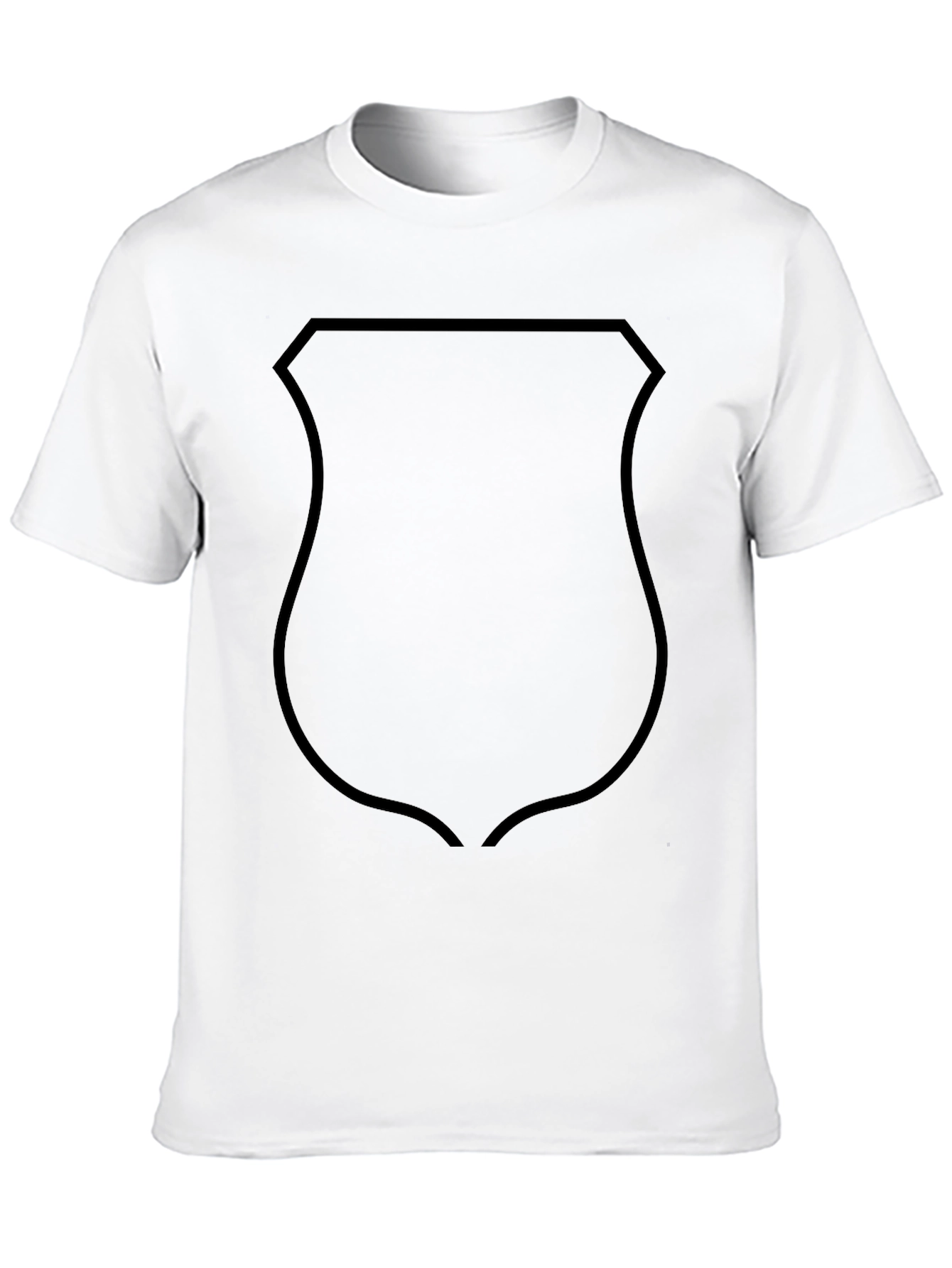Black Shield Graphic Tee - Classic Style