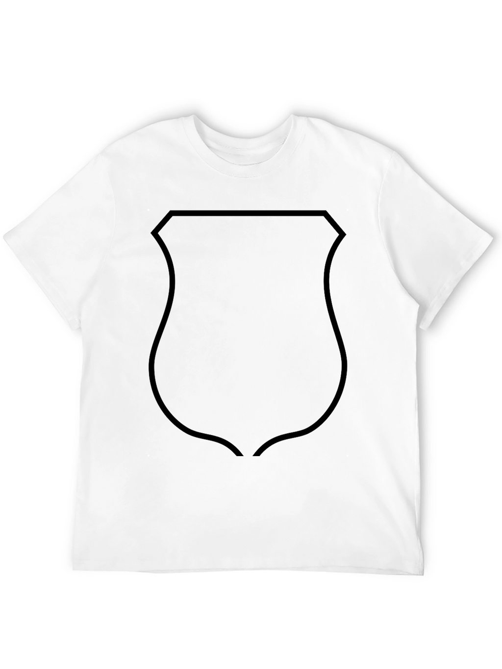 Black Shield Graphic Tee - Classic Style