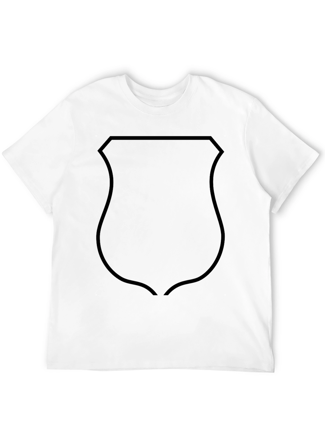 Black Shield Graphic Tee - Classic Style