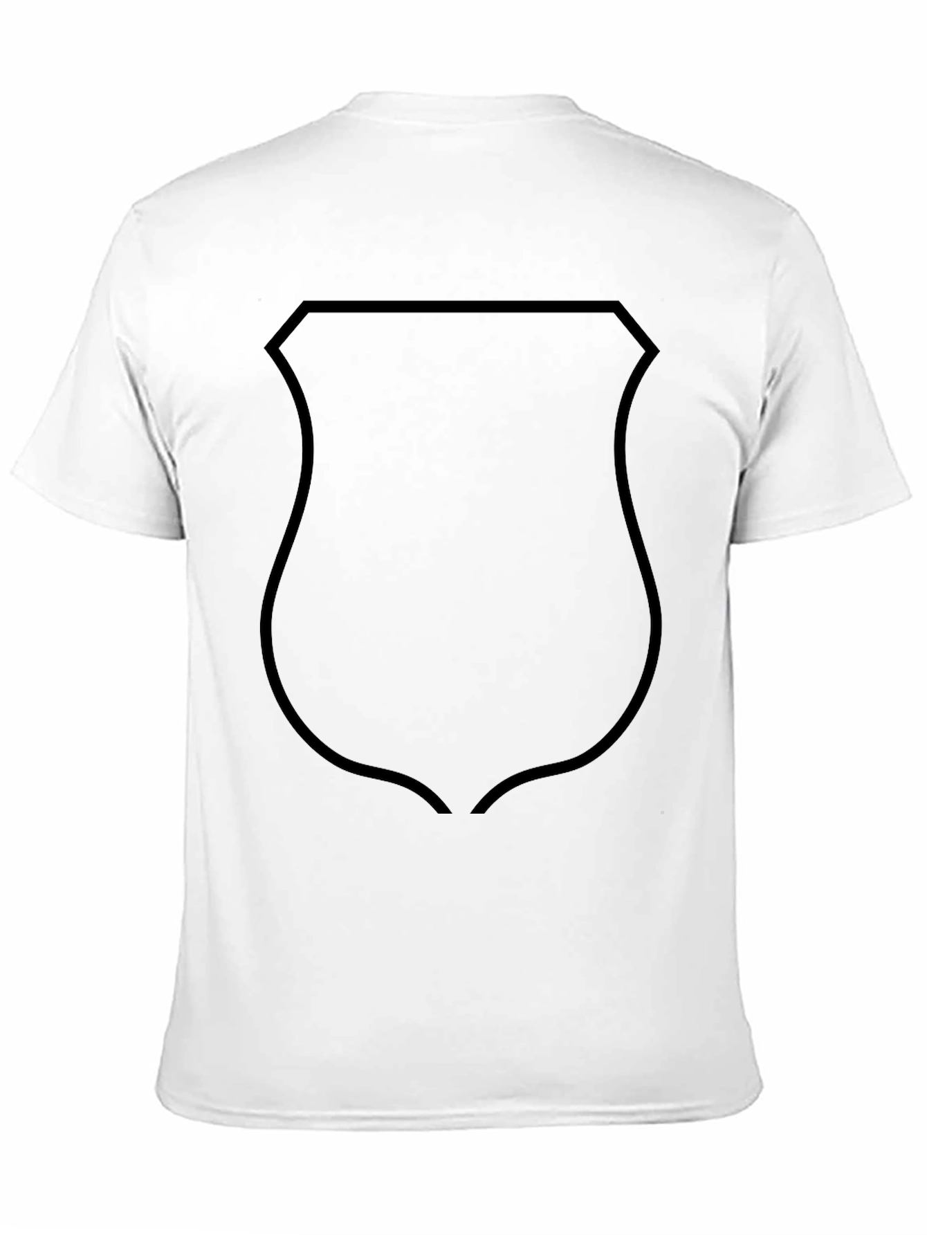 Black Shield Graphic Tee - Classic Style
