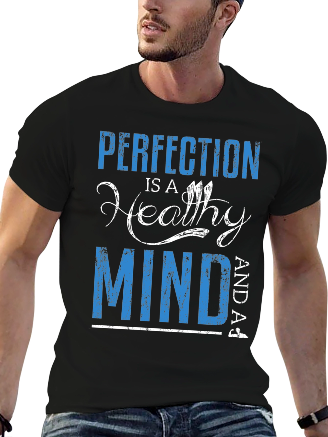Healthy Mind T-Shirt: Motivational Graphic Tee