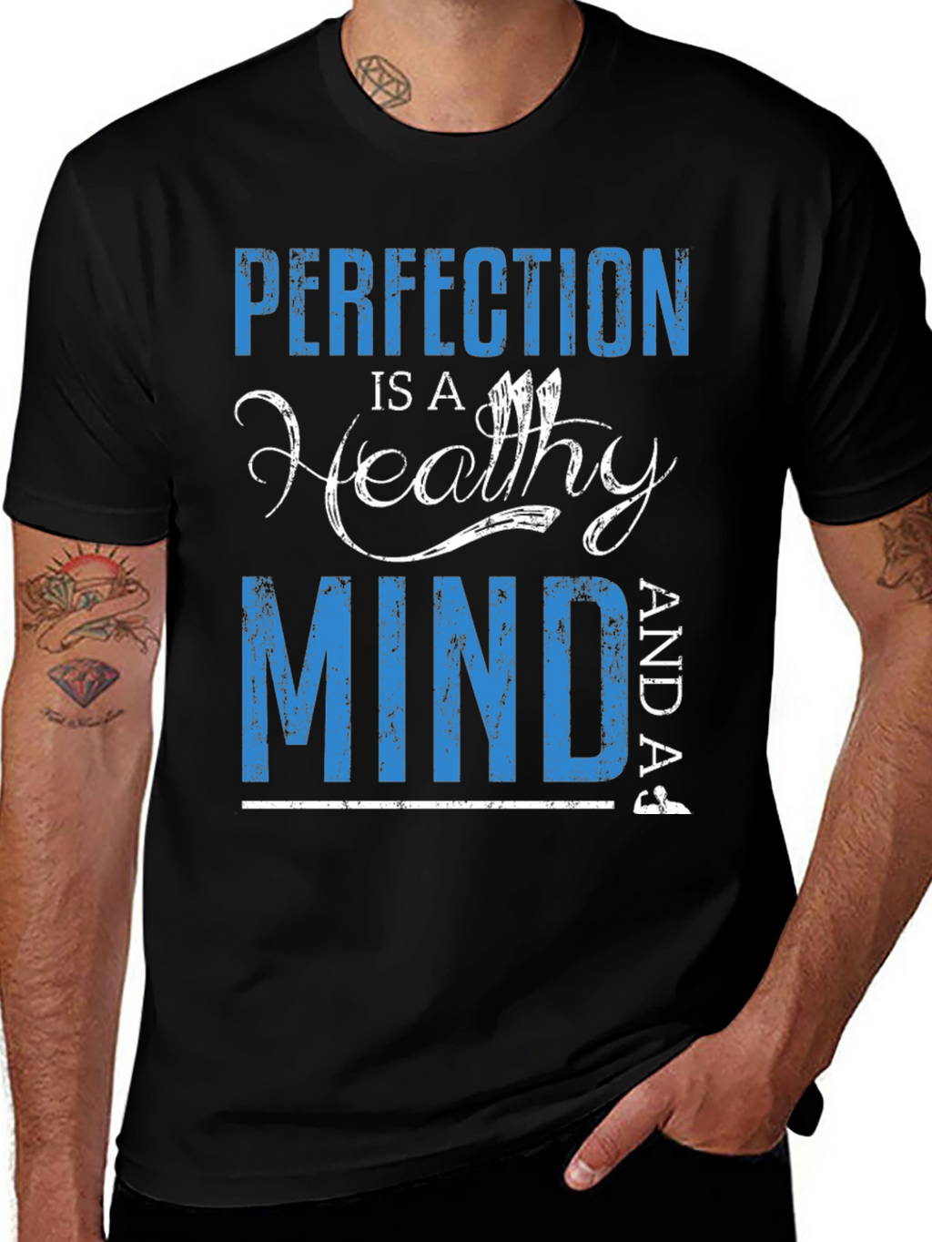Healthy Mind T-Shirt: Motivational Graphic Tee