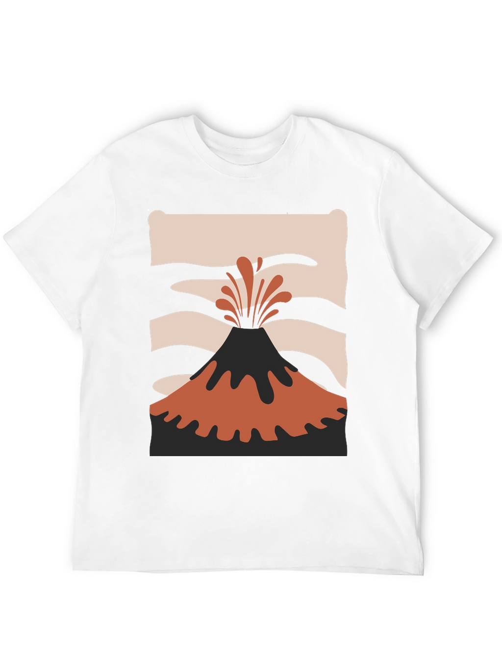 Volcano Graphic Tee - Eruption Style
