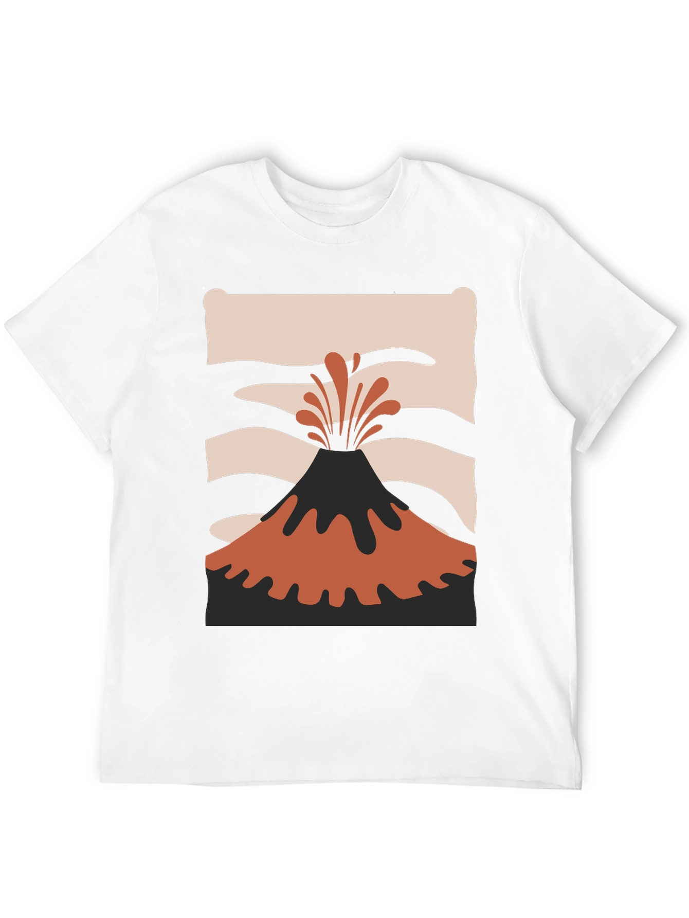 Volcano Graphic Tee - Eruption Style