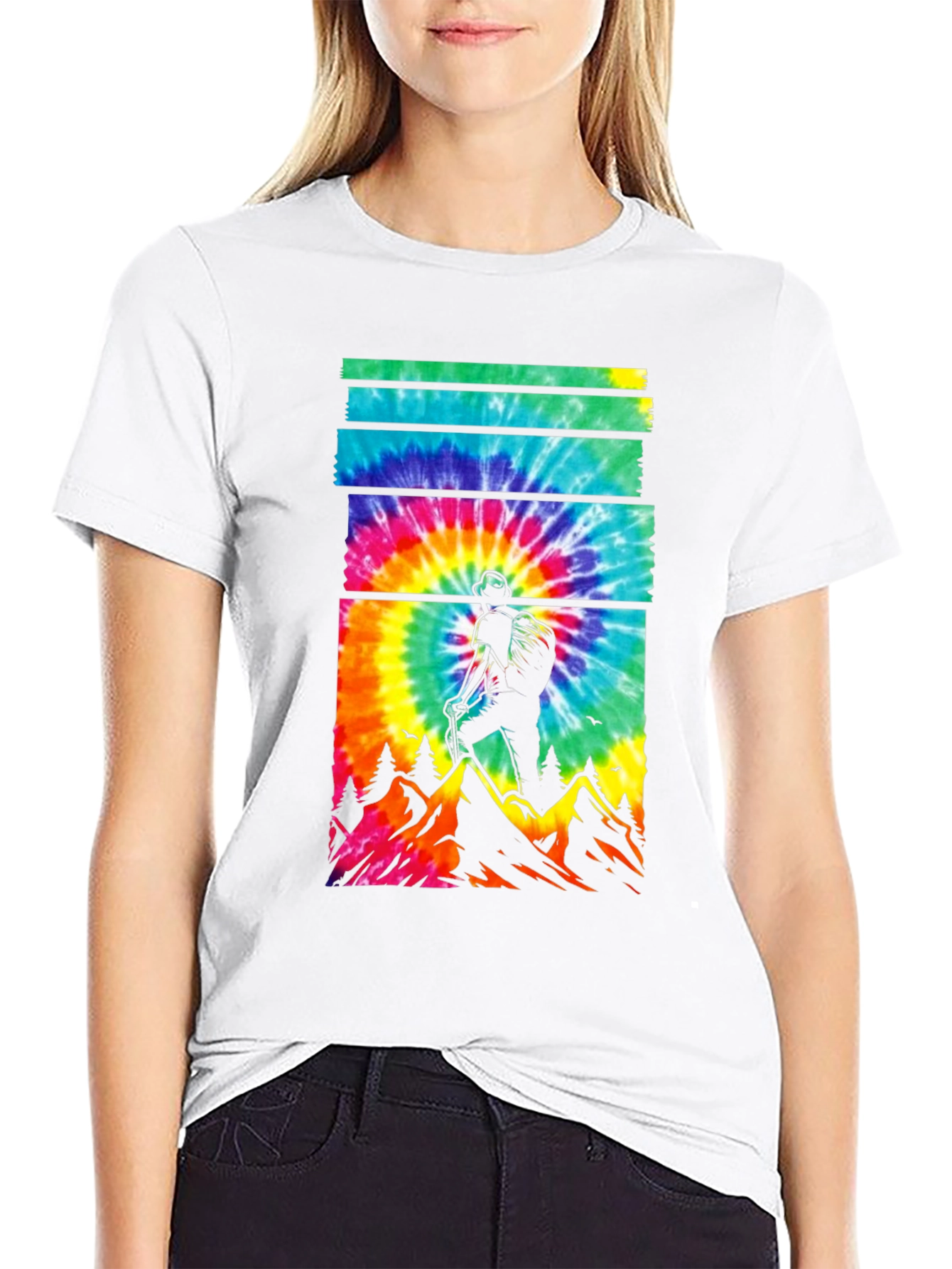 Tie-Dye Hiker Graphic Tee
