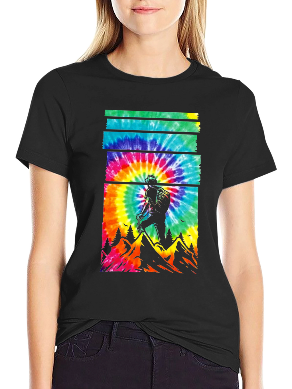Tie-Dye Hiker Graphic Tee