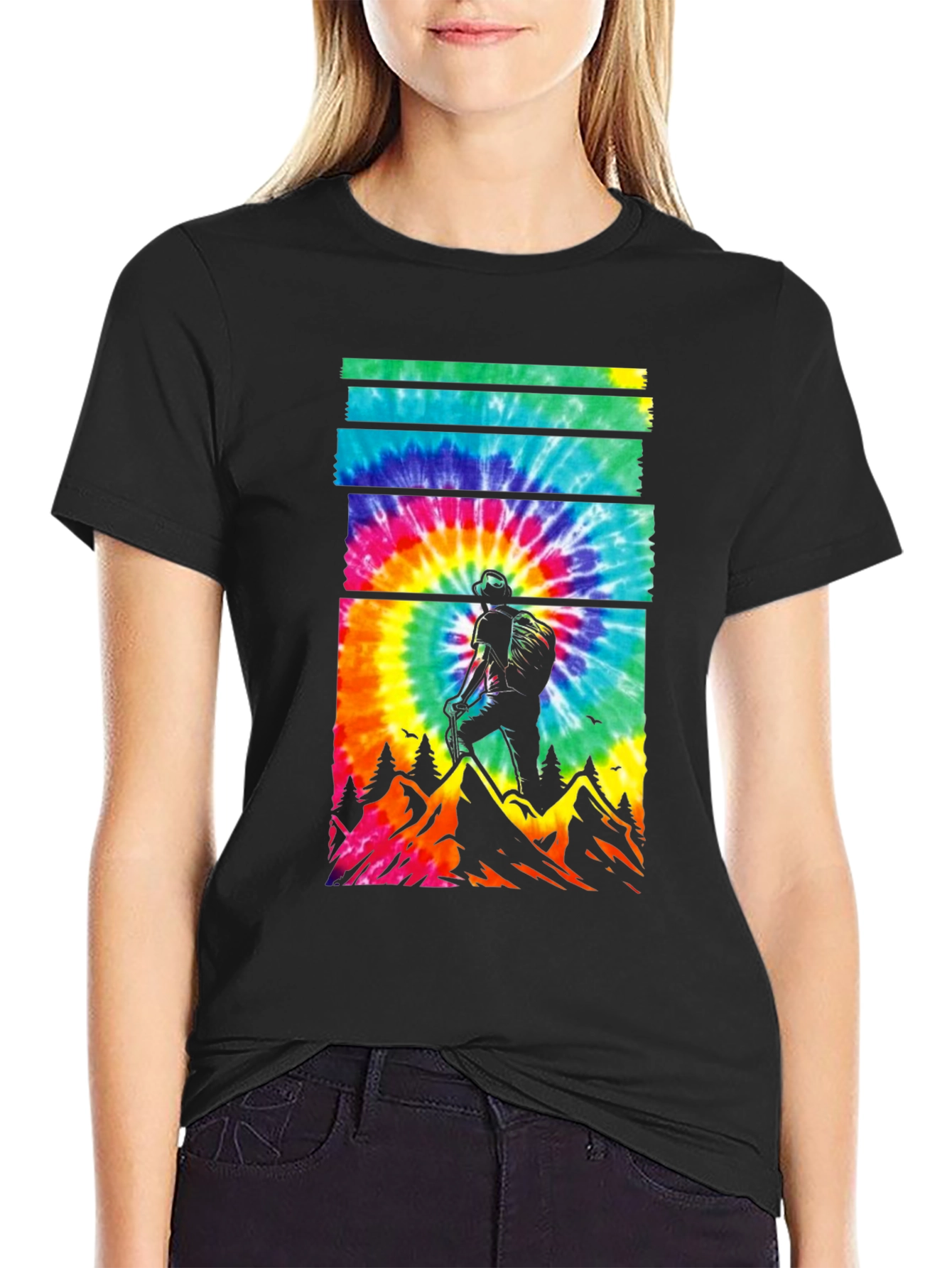 Tie-Dye Hiker Graphic Tee