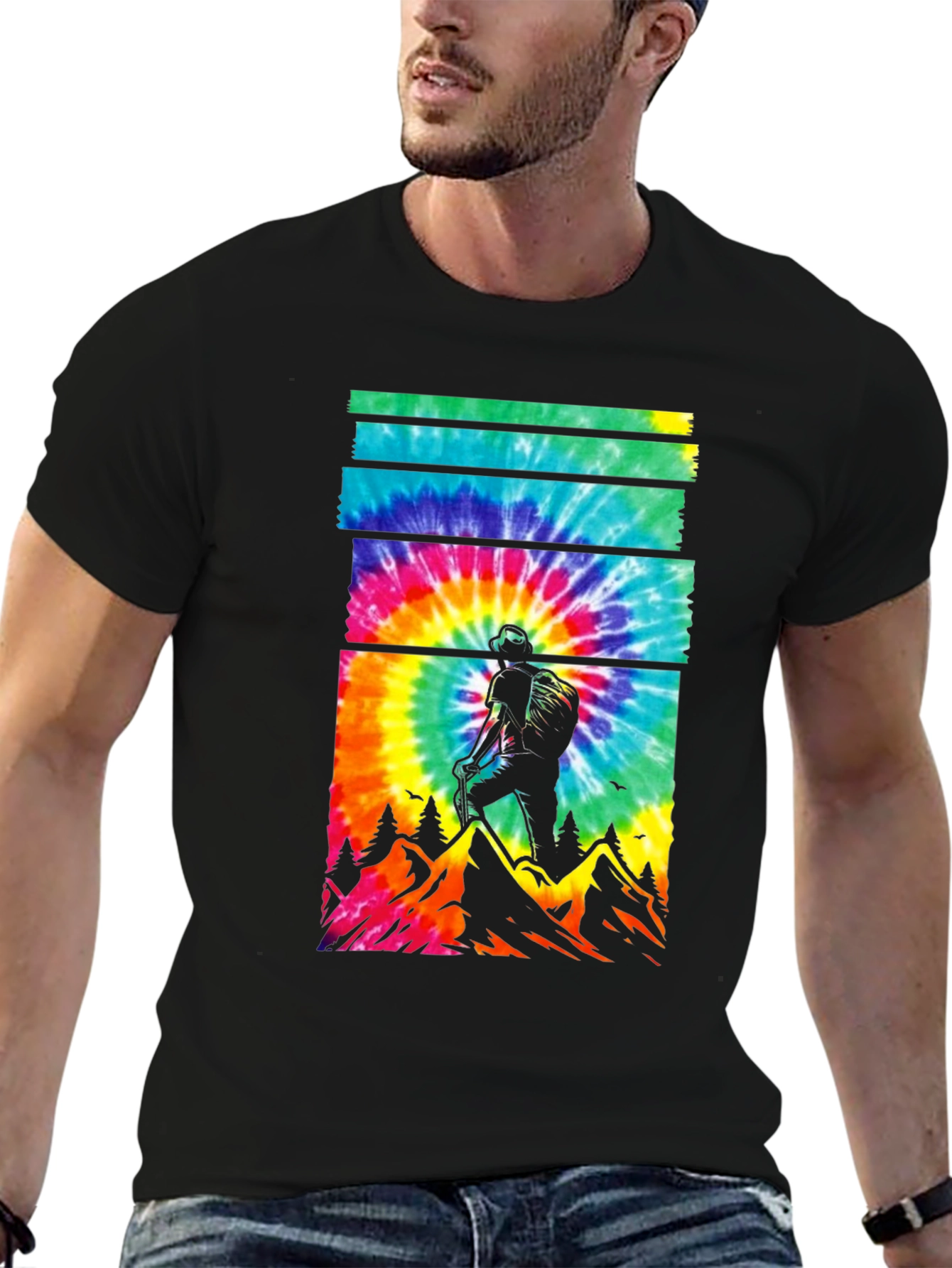 Tie-Dye Hiker Graphic Tee