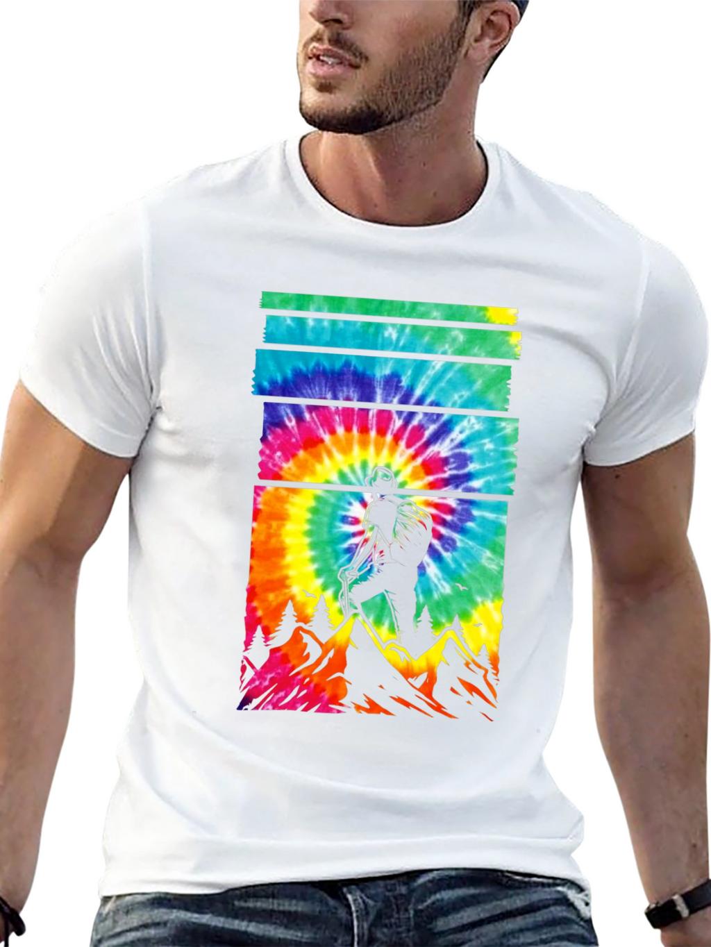 Tie-Dye Hiker Graphic Tee