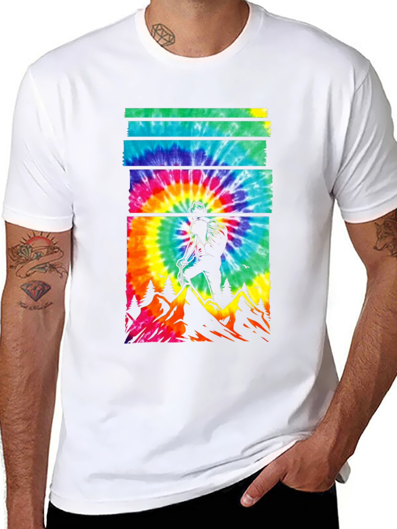 Tie-Dye Hiker Graphic Tee