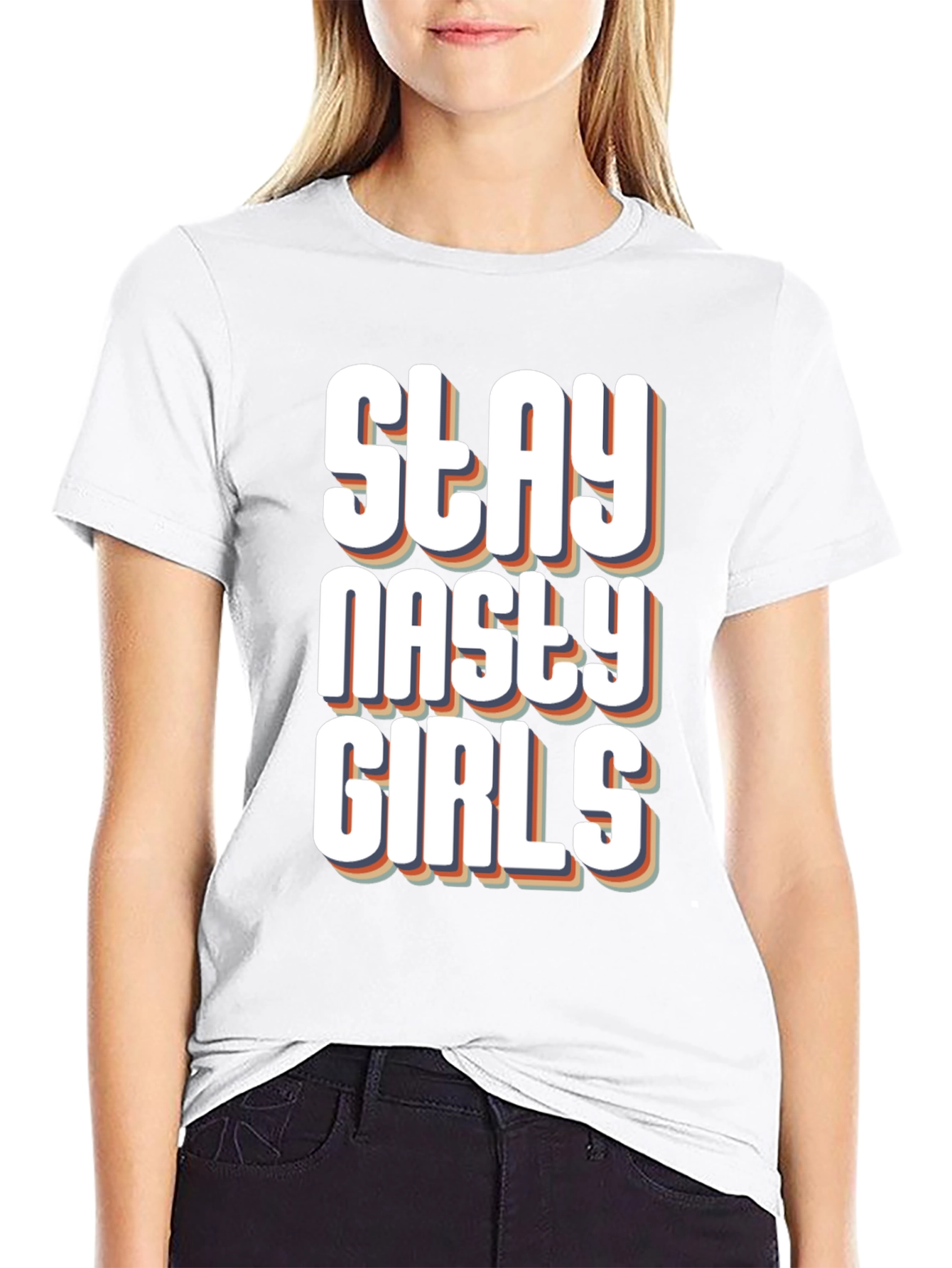 Stay Nasty Girls Graphic T-Shirt