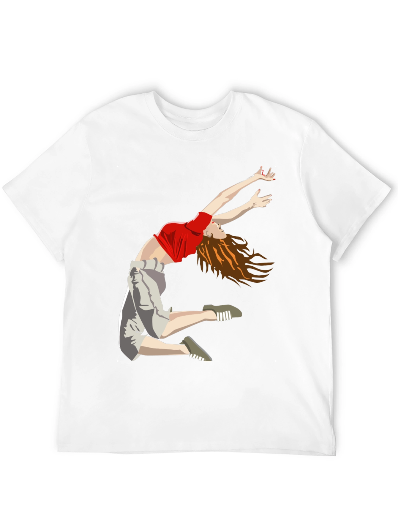 Dancer Graphic Tee - Stylish Black T-Shirt