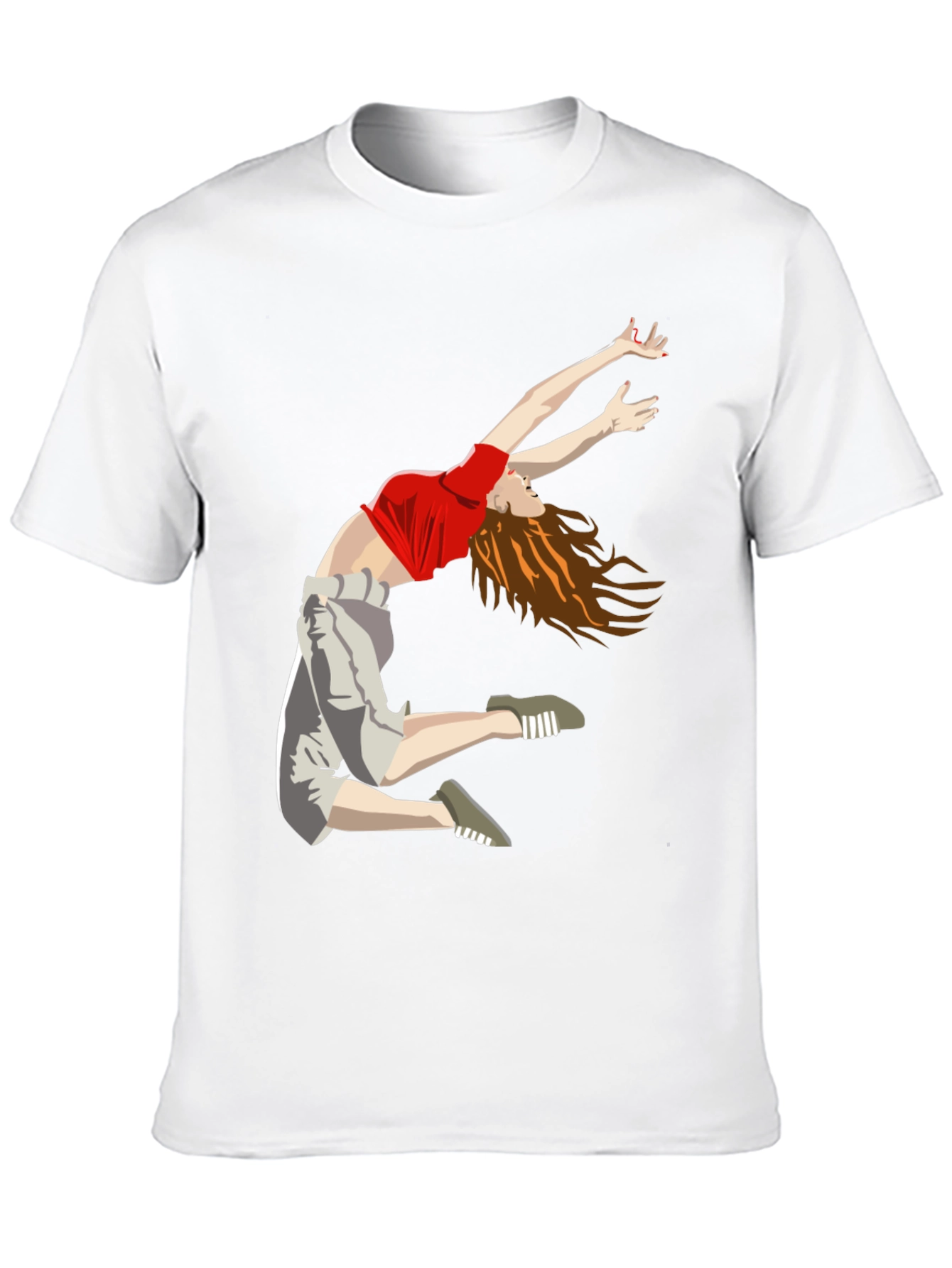 Dancer Graphic Tee - Stylish Black T-Shirt