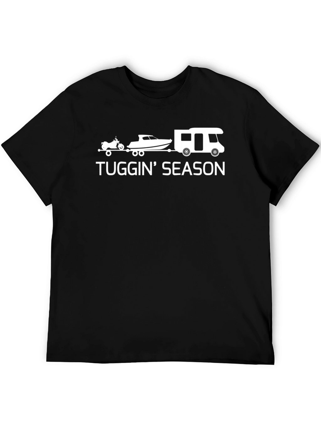 Tuggin Season Black Graphic T-Shirt
