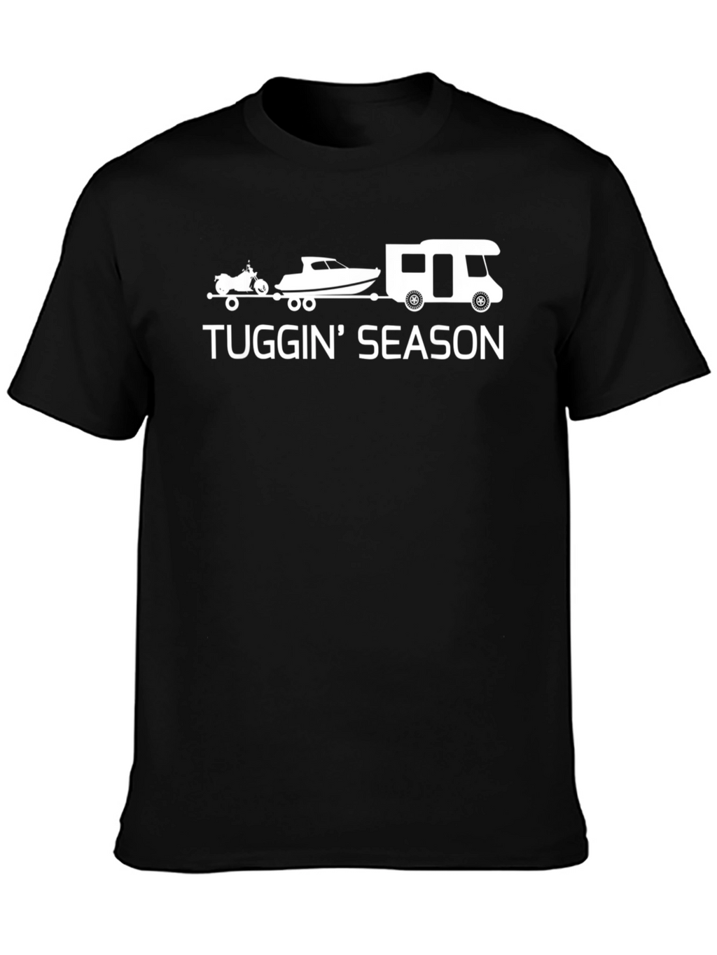Tuggin Season Black Graphic T-Shirt