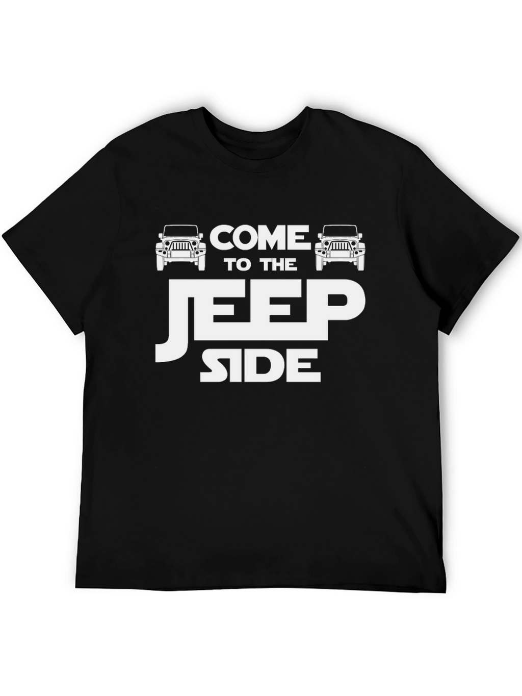 Come to the Jeep Side Mens Black T-Shirt