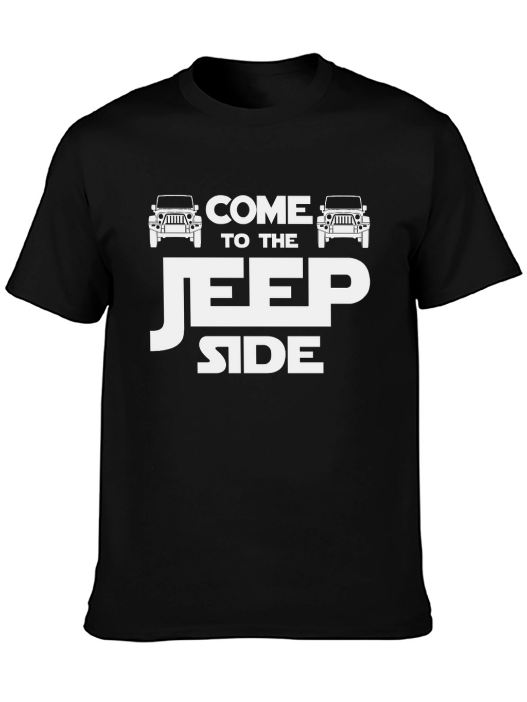 Come to the Jeep Side Mens Black T-Shirt