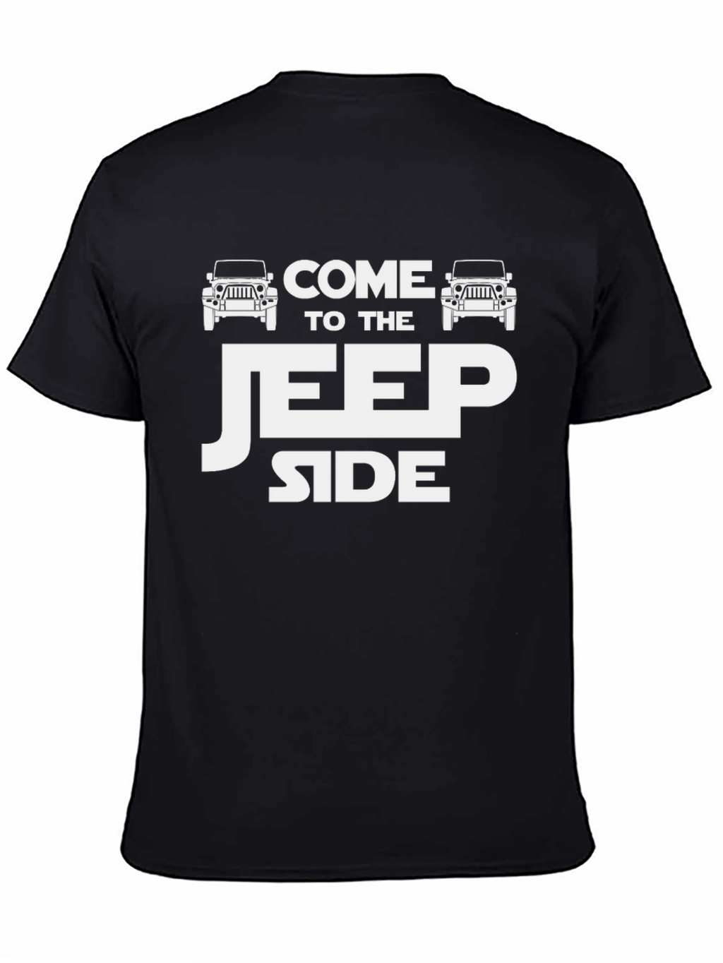 Come to the Jeep Side Mens Black T-Shirt