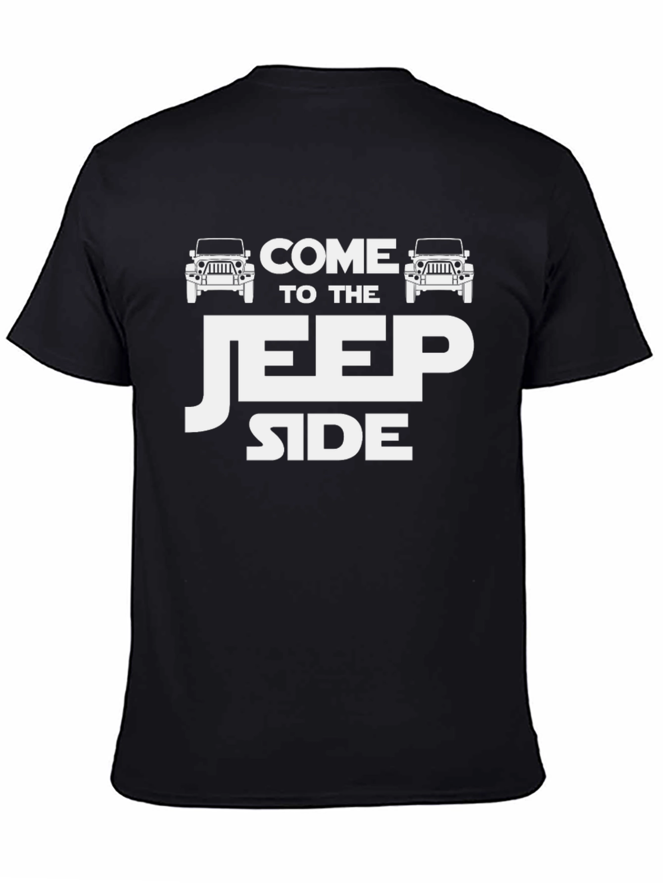 Come to the Jeep Side Mens Black T-Shirt