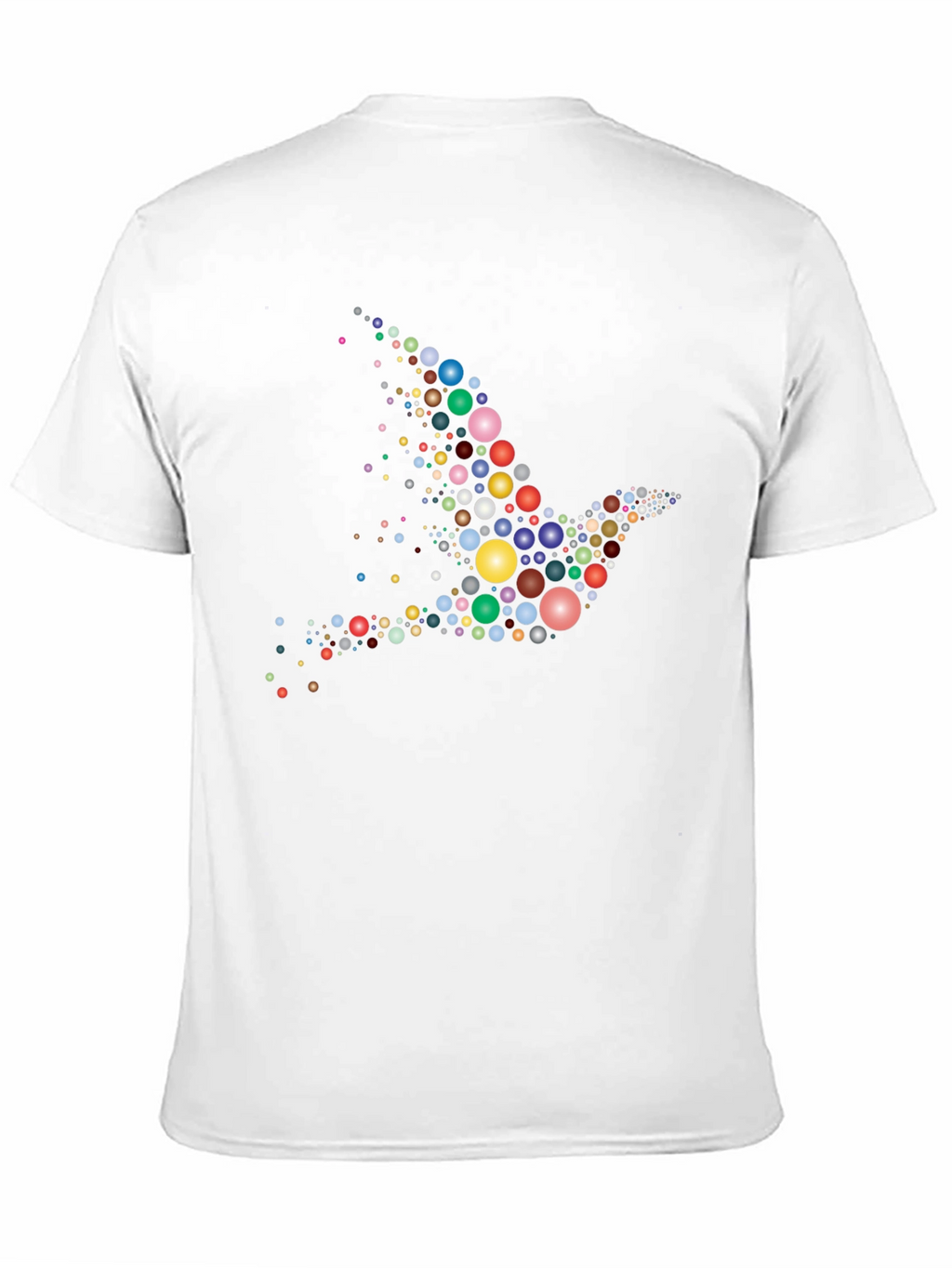 Dove Bubble Print Black T-Shirt