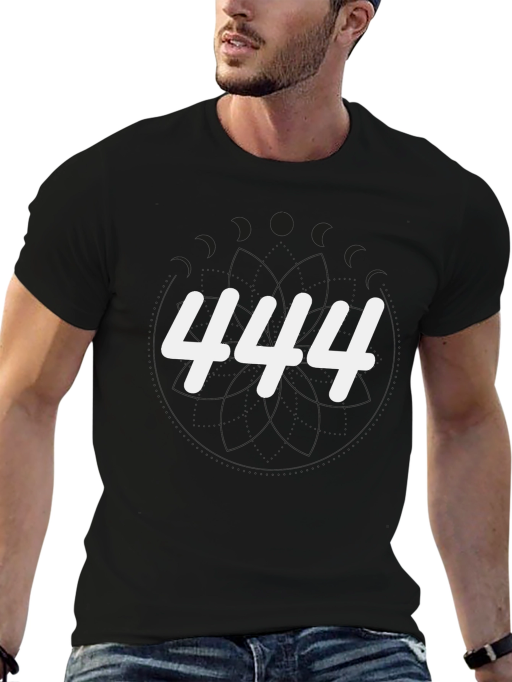 444 Graphic Tee - Stylish Comfort